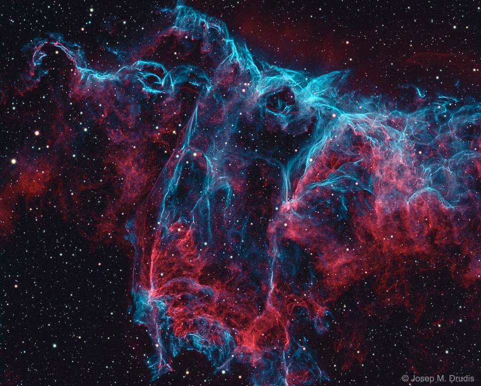 Cosa la Fantasia riesce a fare puntando gli occhi al Cielo! NGC6995_Drudis_960